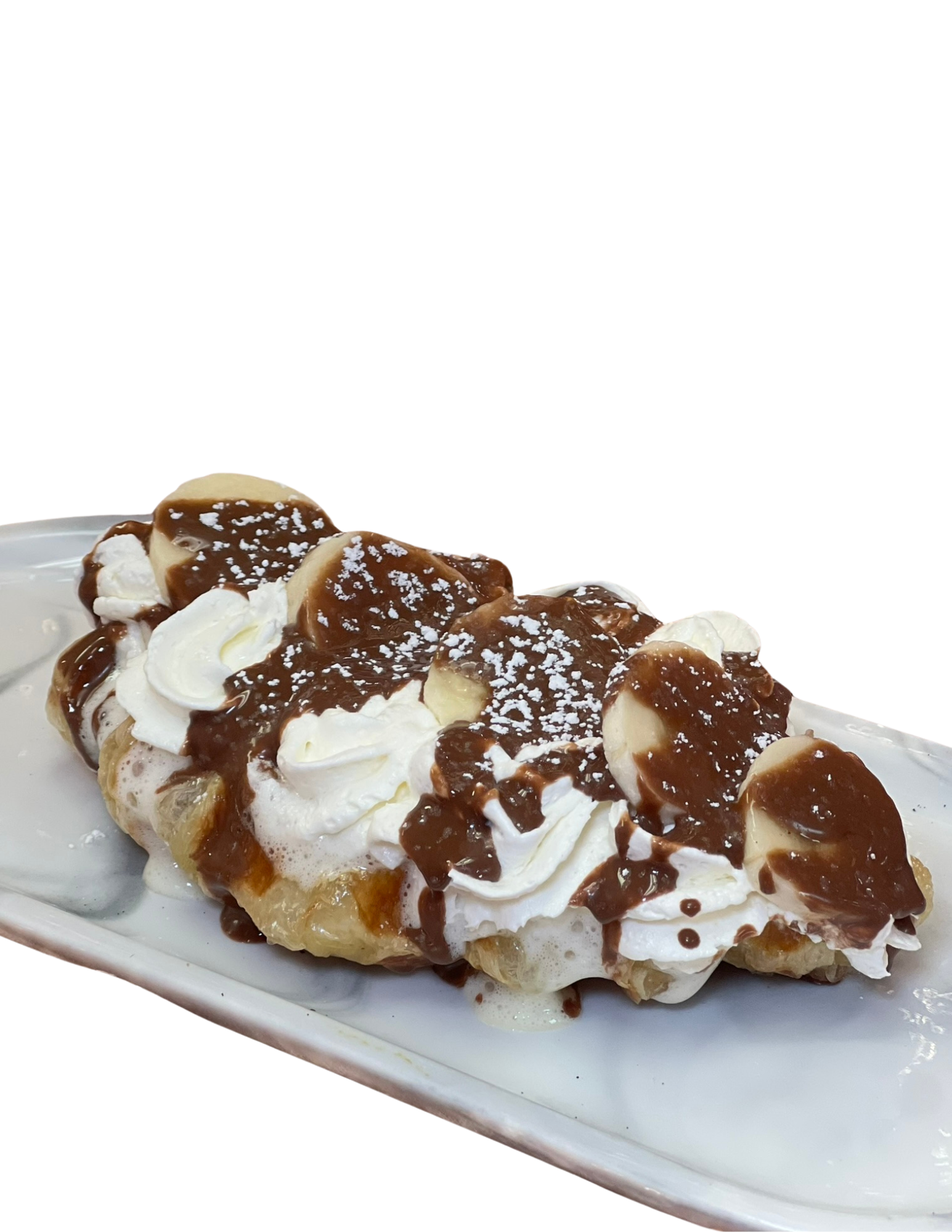 Banana Nutella Croffle.