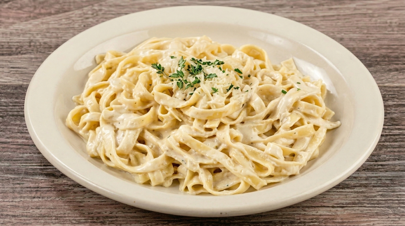 Fettuccine Alfredo.