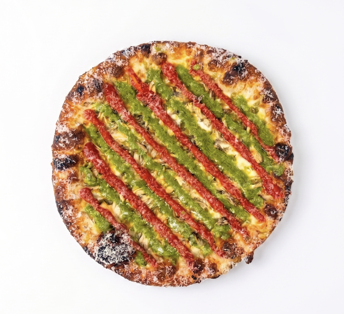 16" Funghi Pizza.