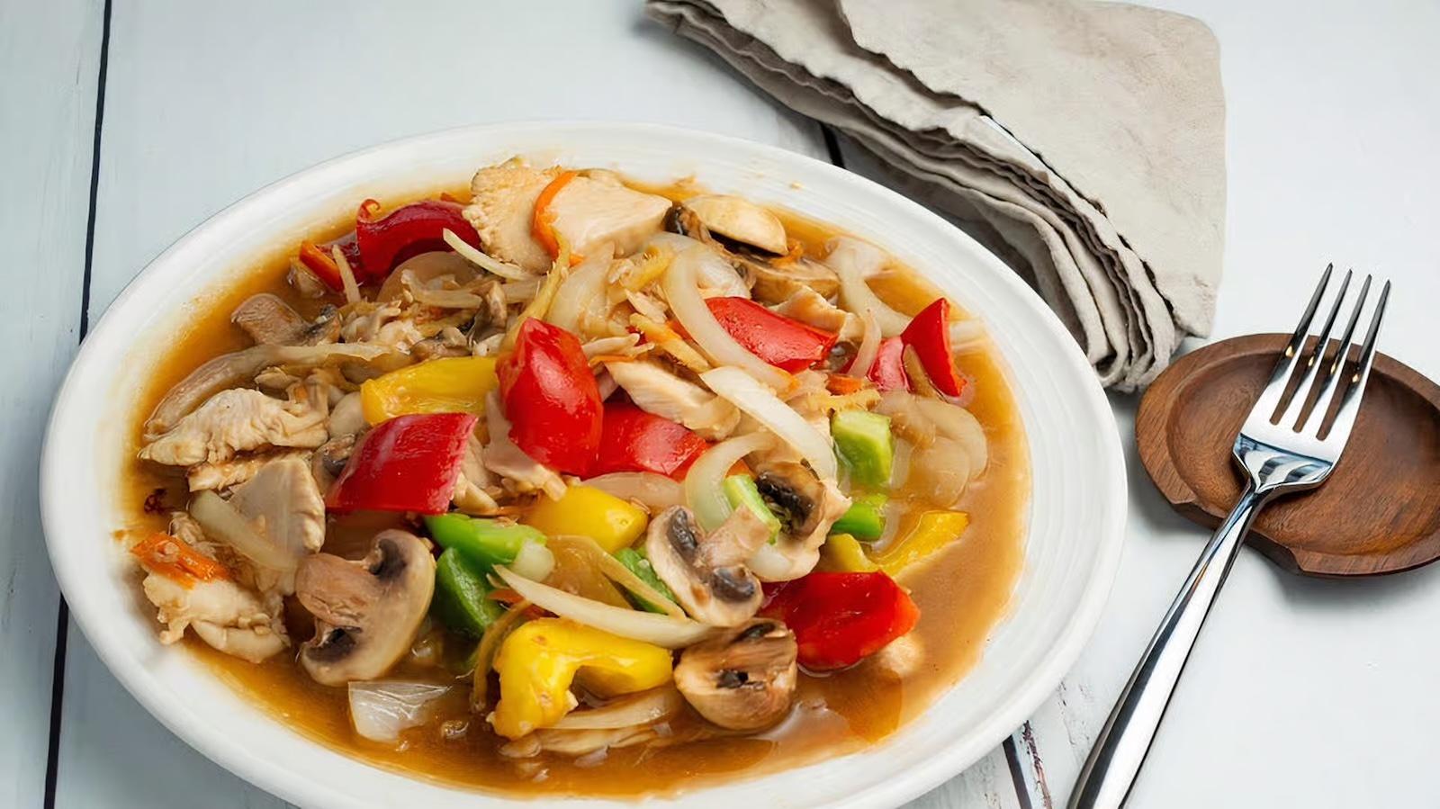 ES Stir-Fried Ginger Chicken gf.