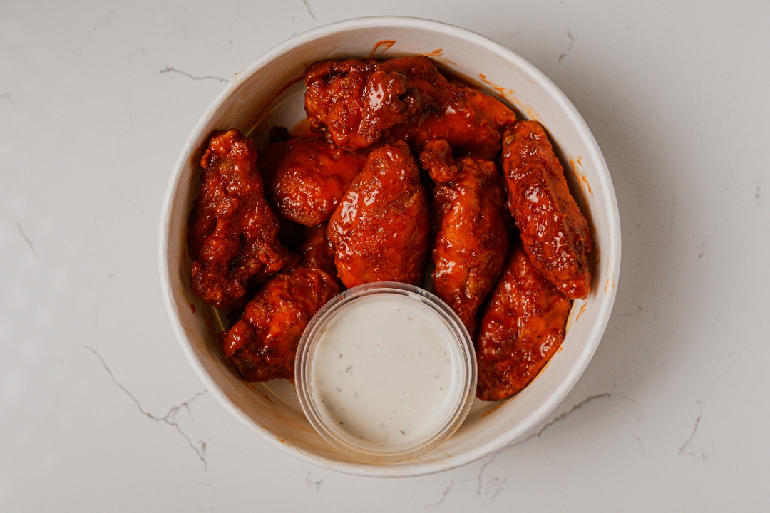 Garlic Parmesan Wings.