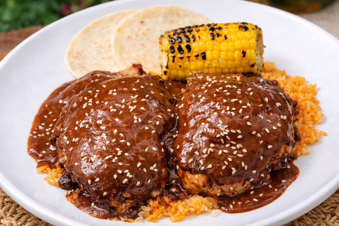 MOLE DE POLLO.