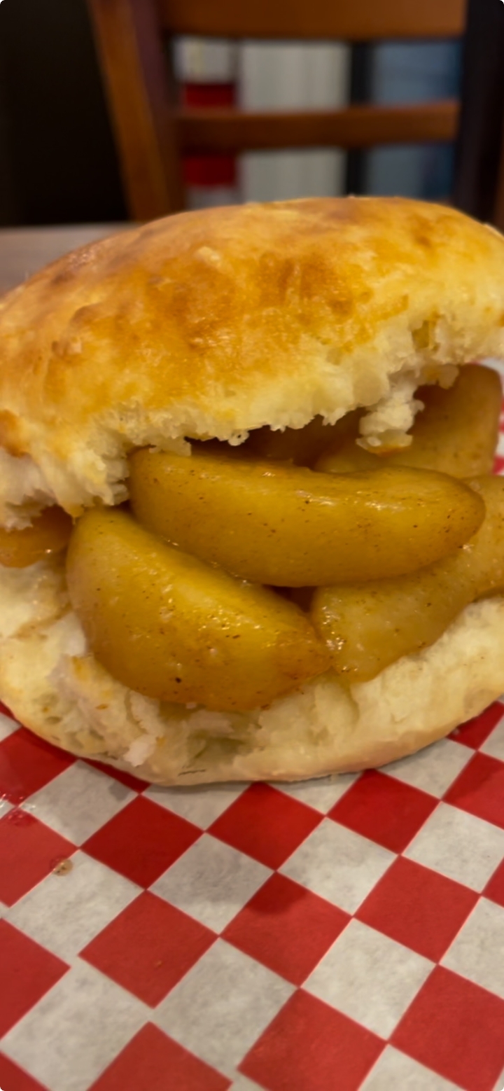 20. Fried Apple Biscuit.