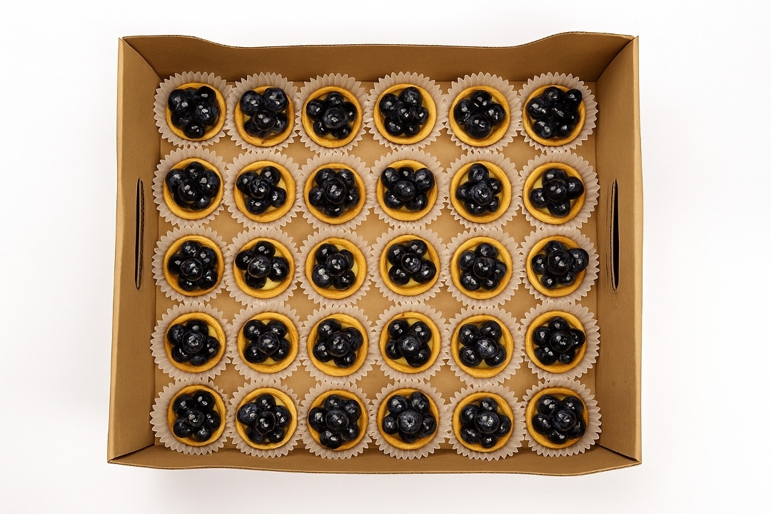 Blueberry Baby Fruit Tart Platter.