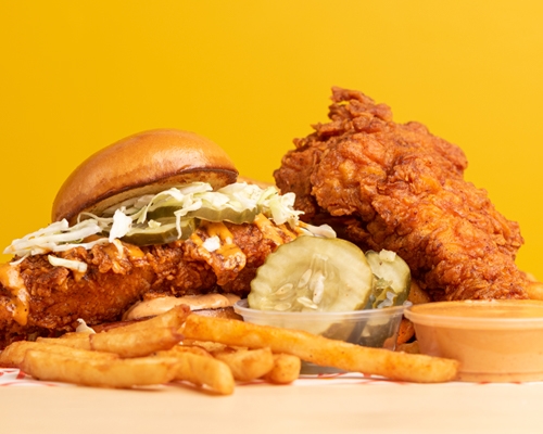 1 Slider + 1 Jumbo Tender + Fries (Combo 4).