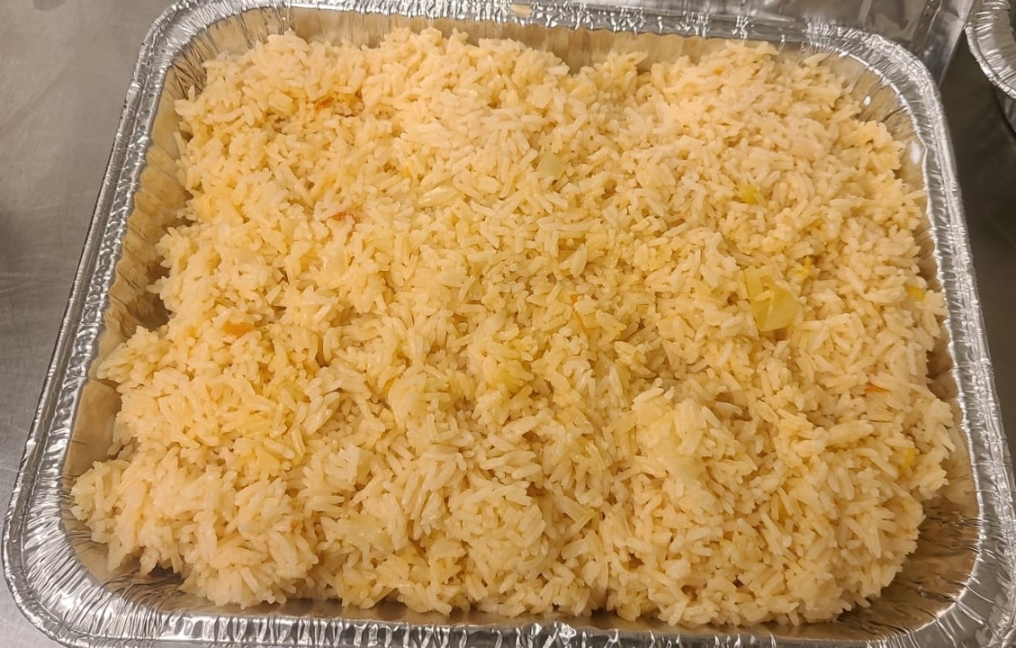 Tray Of Spanish Rice.