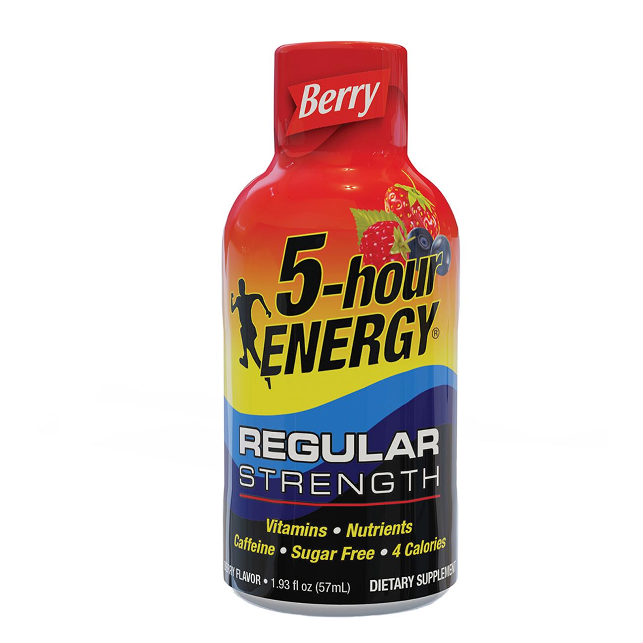 5 Hour Energy 5-hour ENERGY Shot, Regular Strength, Berry, 1.93 Oz.