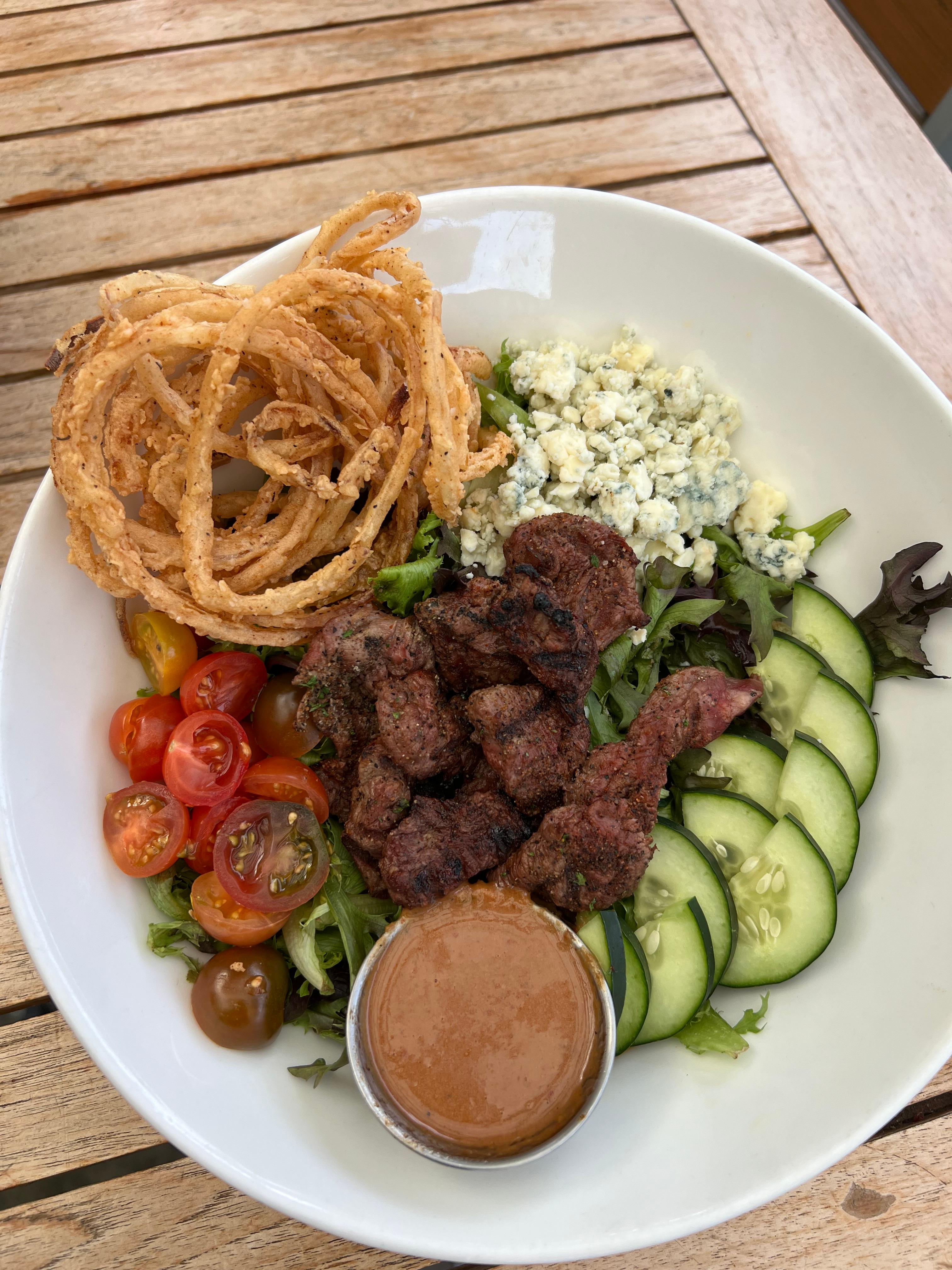 Black and Blue Steak Salad.