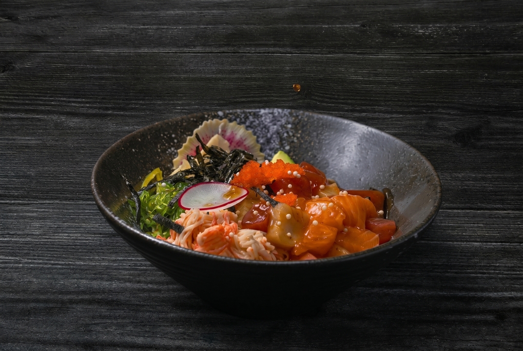 Sashimi bowl.