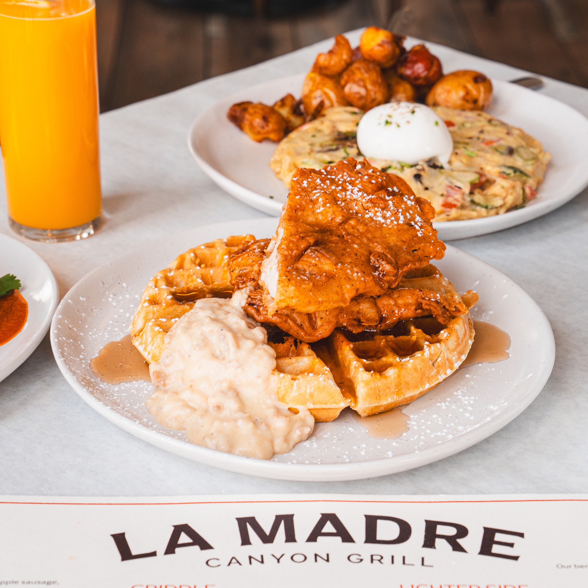 Chicken & Waffles.