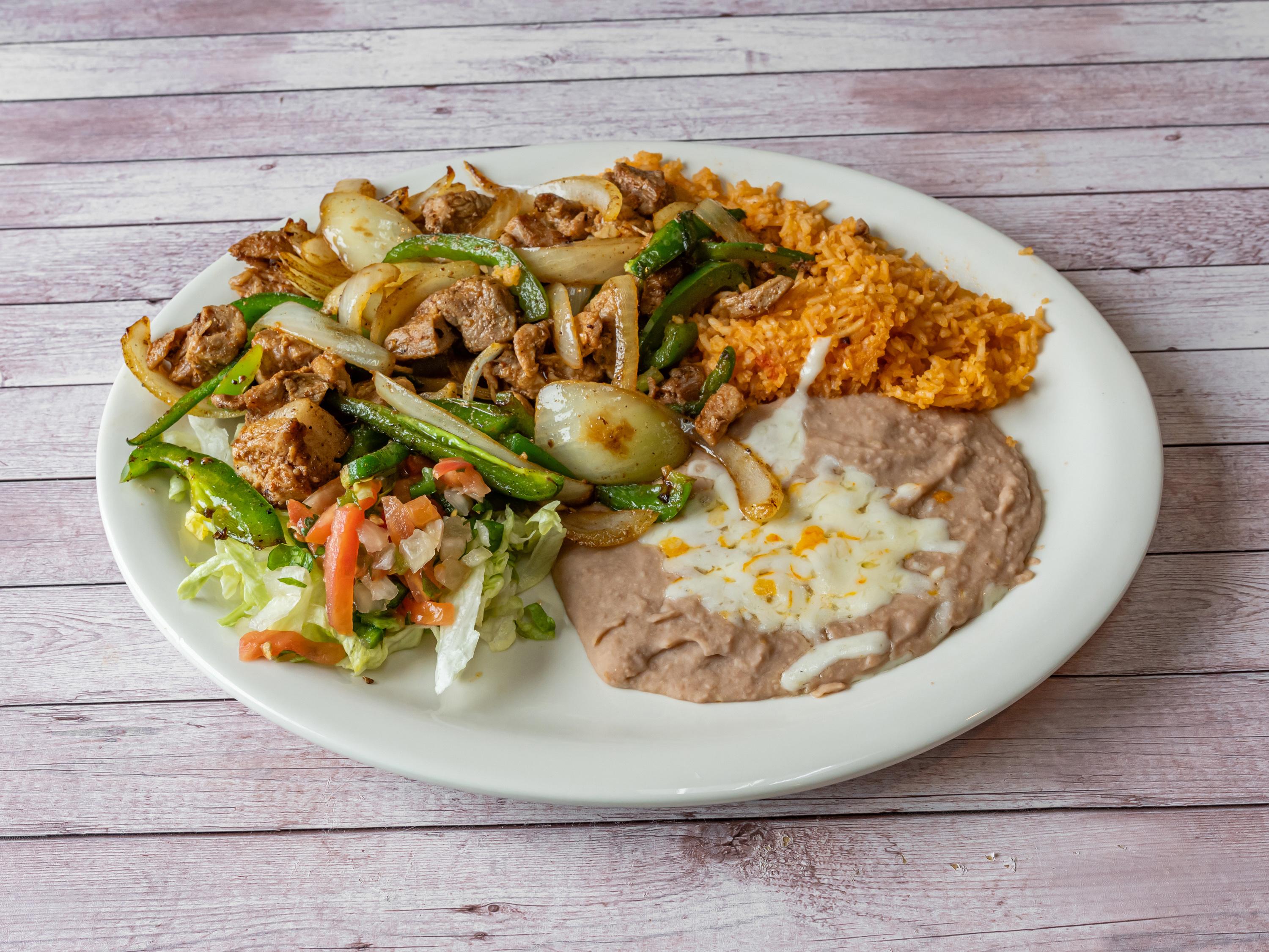 Carnitas Plate.