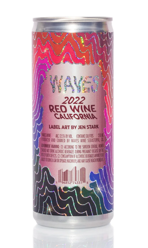 Las Jaras Waves Red Wine.
