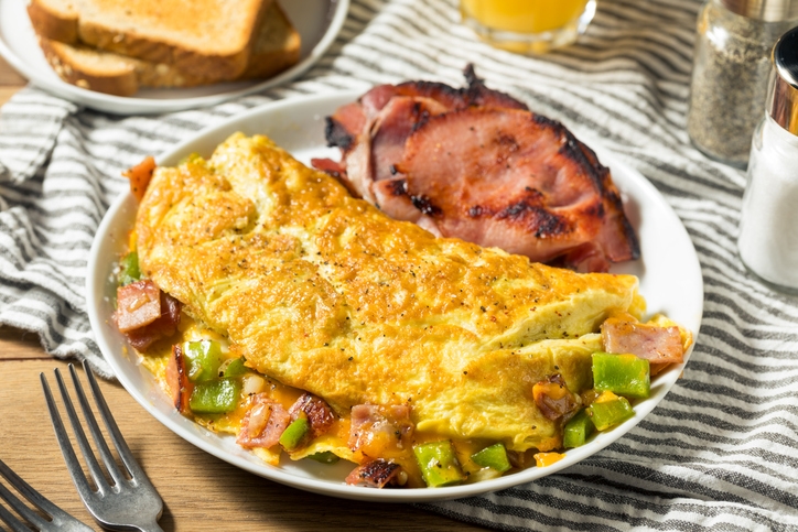 Steak Fajita Omelette.