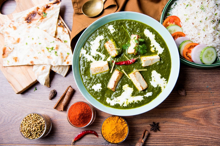 Saag Paneer.