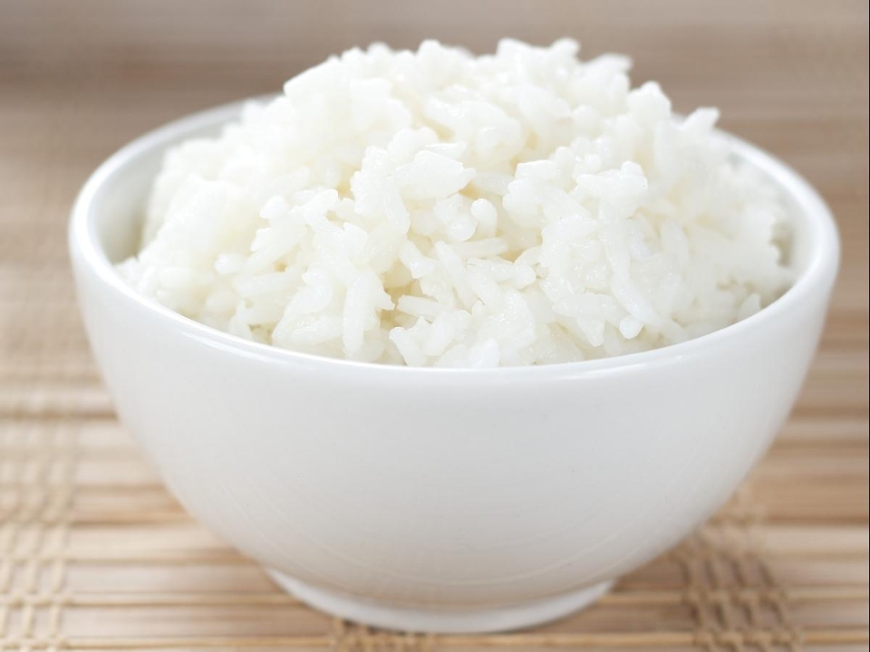 Steamed Rice.