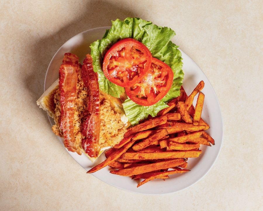 Chicken Club Sandwich.
