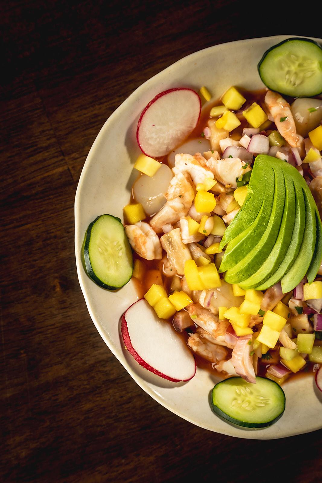 Mango BLU Ceviche.