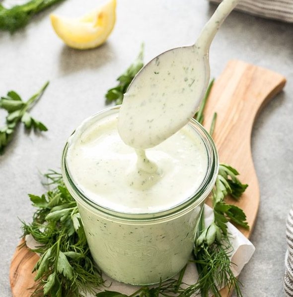 Bottle GREEK SAUCE (DRESSING).