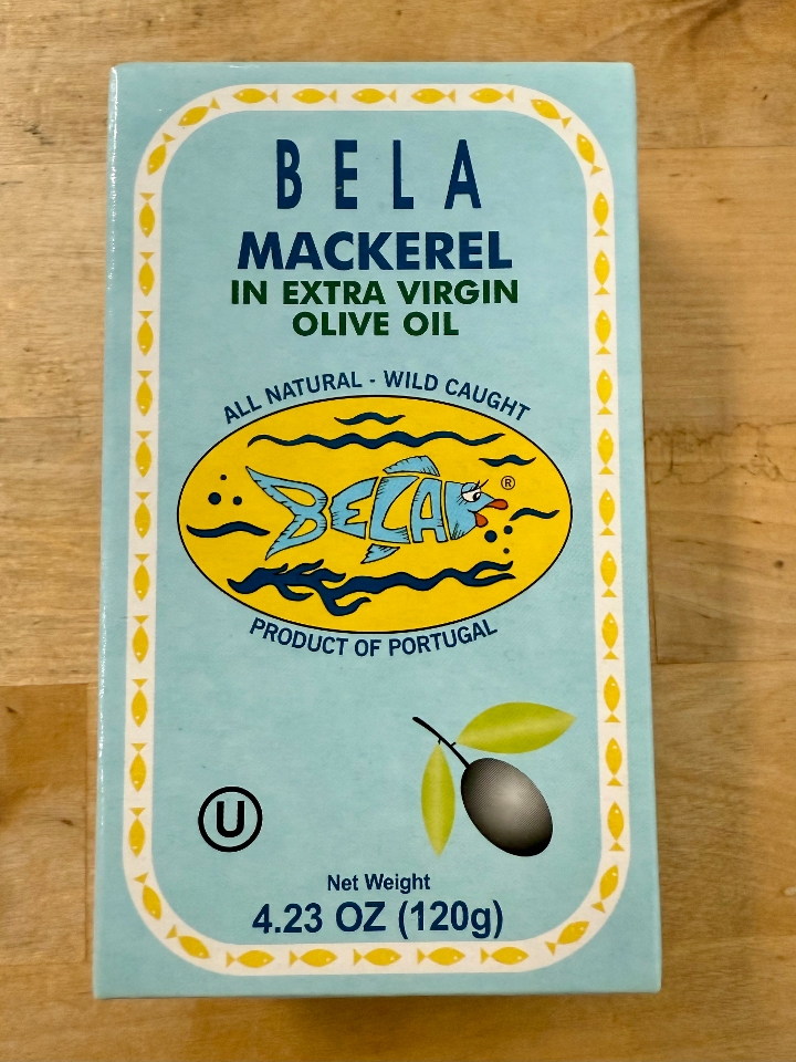 Bela Mackerel in EVOO.