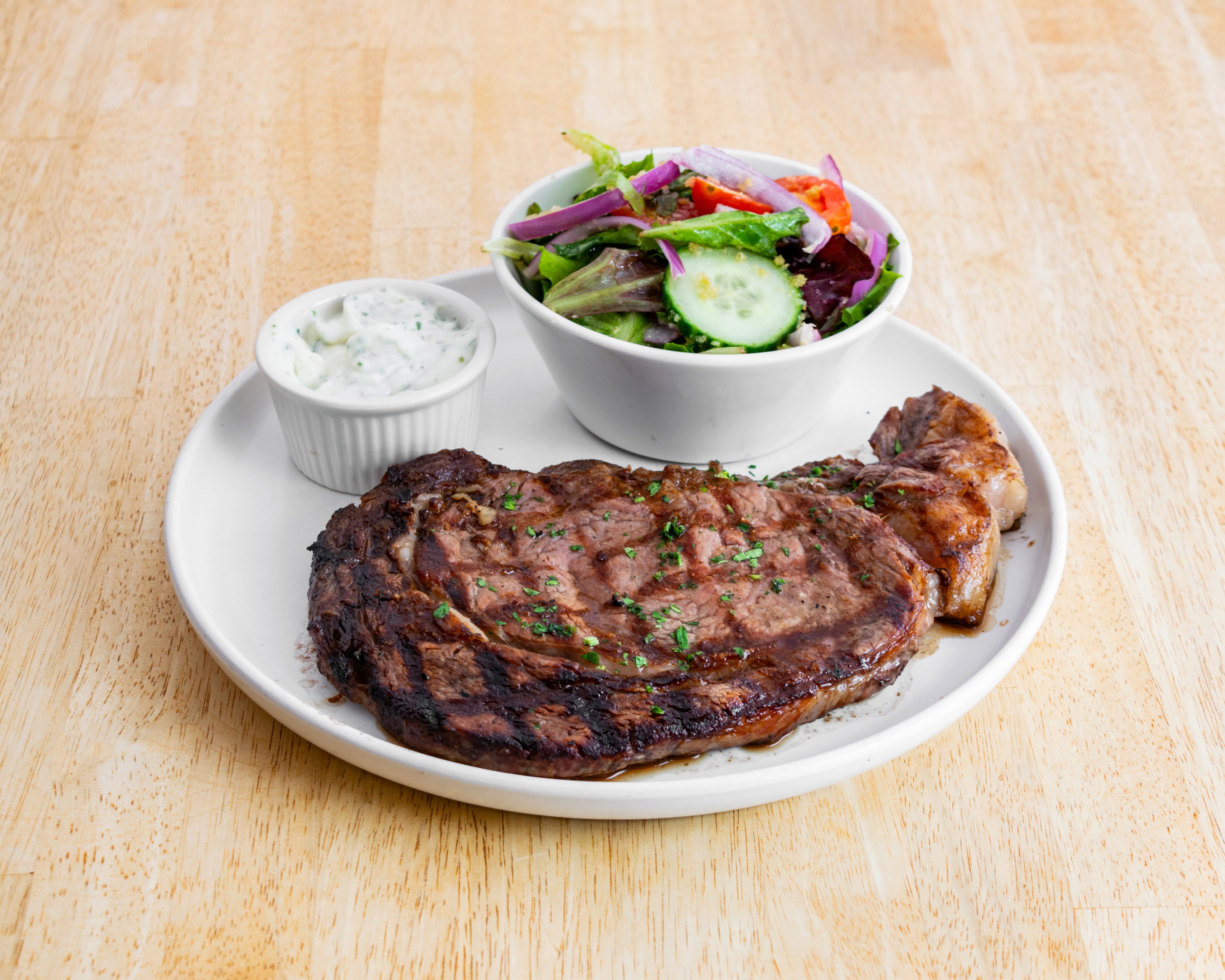 Prime Ribeye Steak.