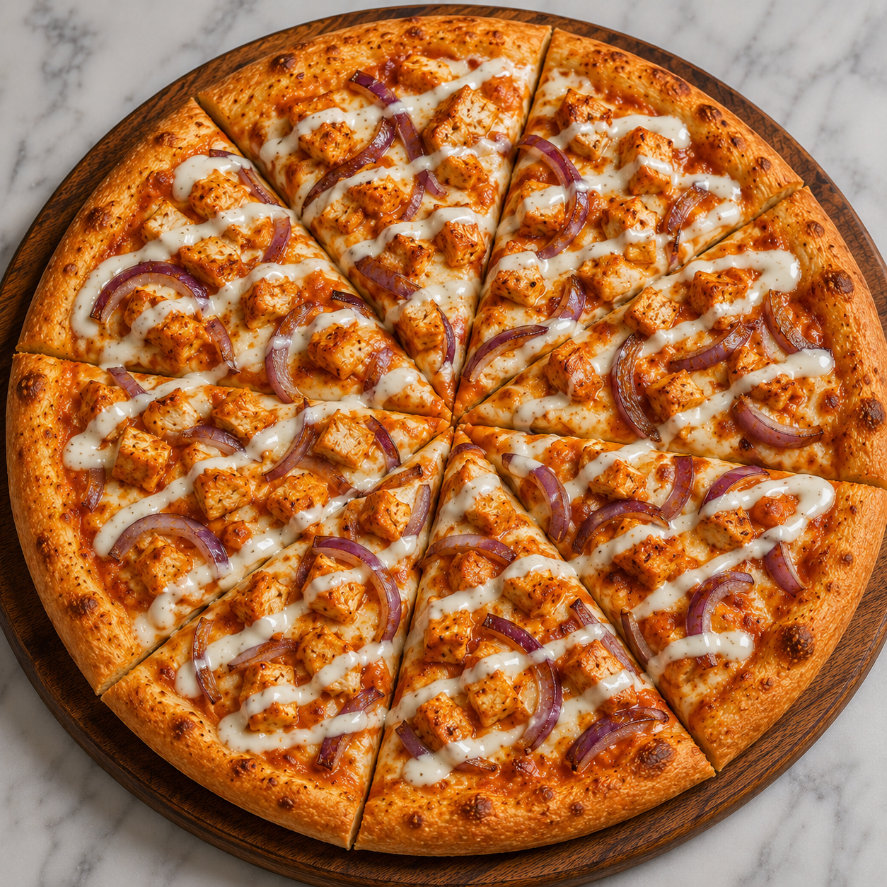 Buffalo Chicken Pizza.