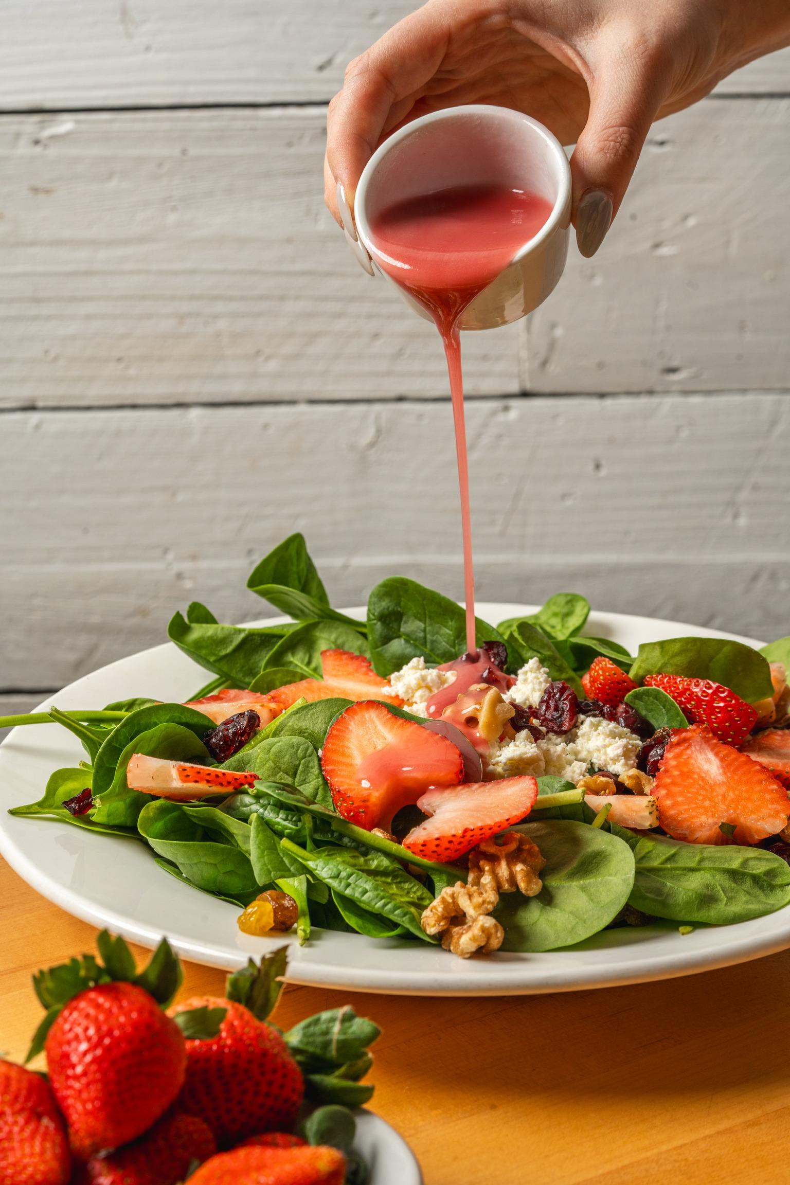 Cranberry Spinach Salad.