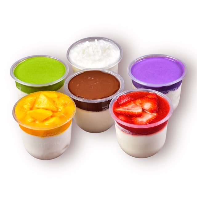 Coconut Pudding - Toppings of choice.