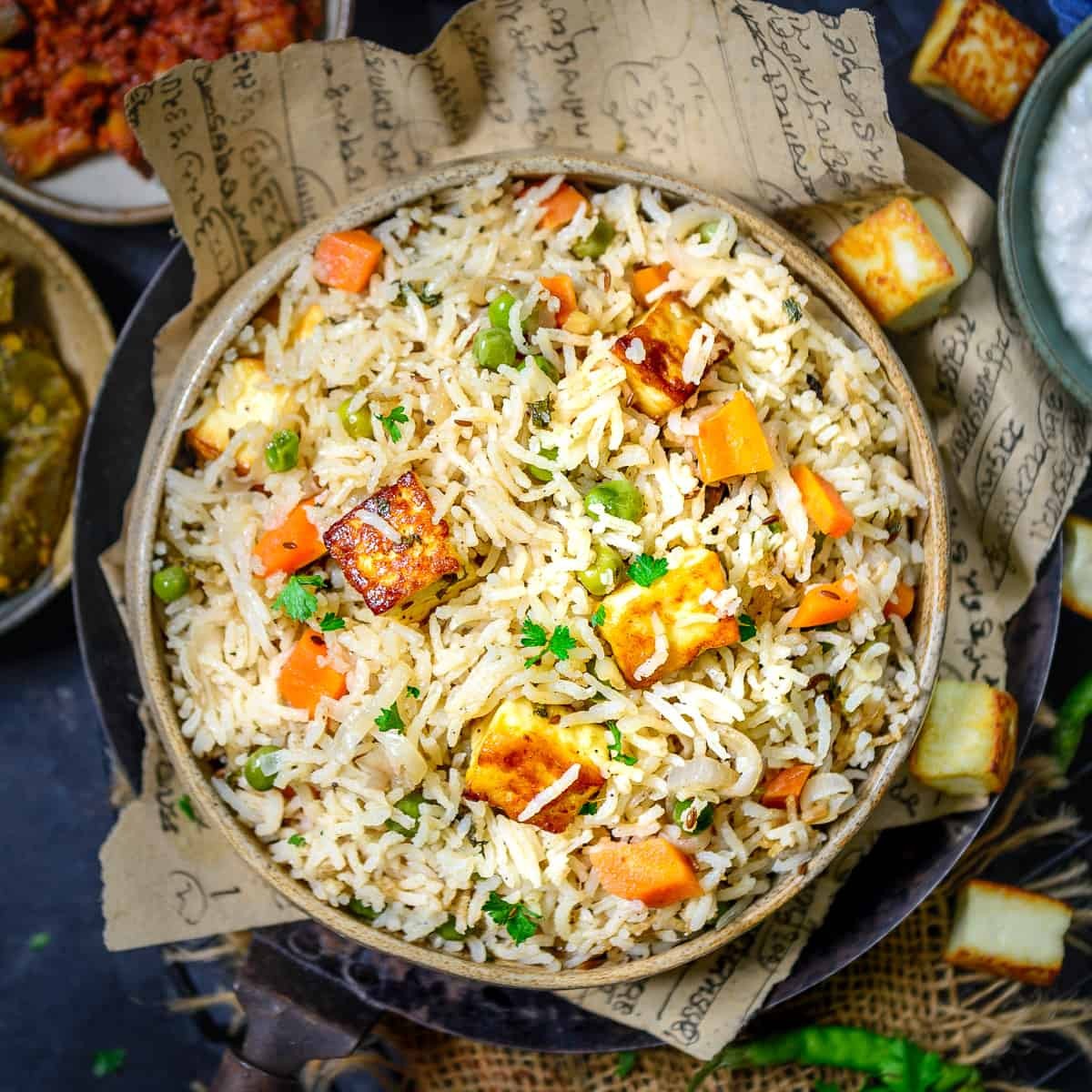 Paneer Pulao.