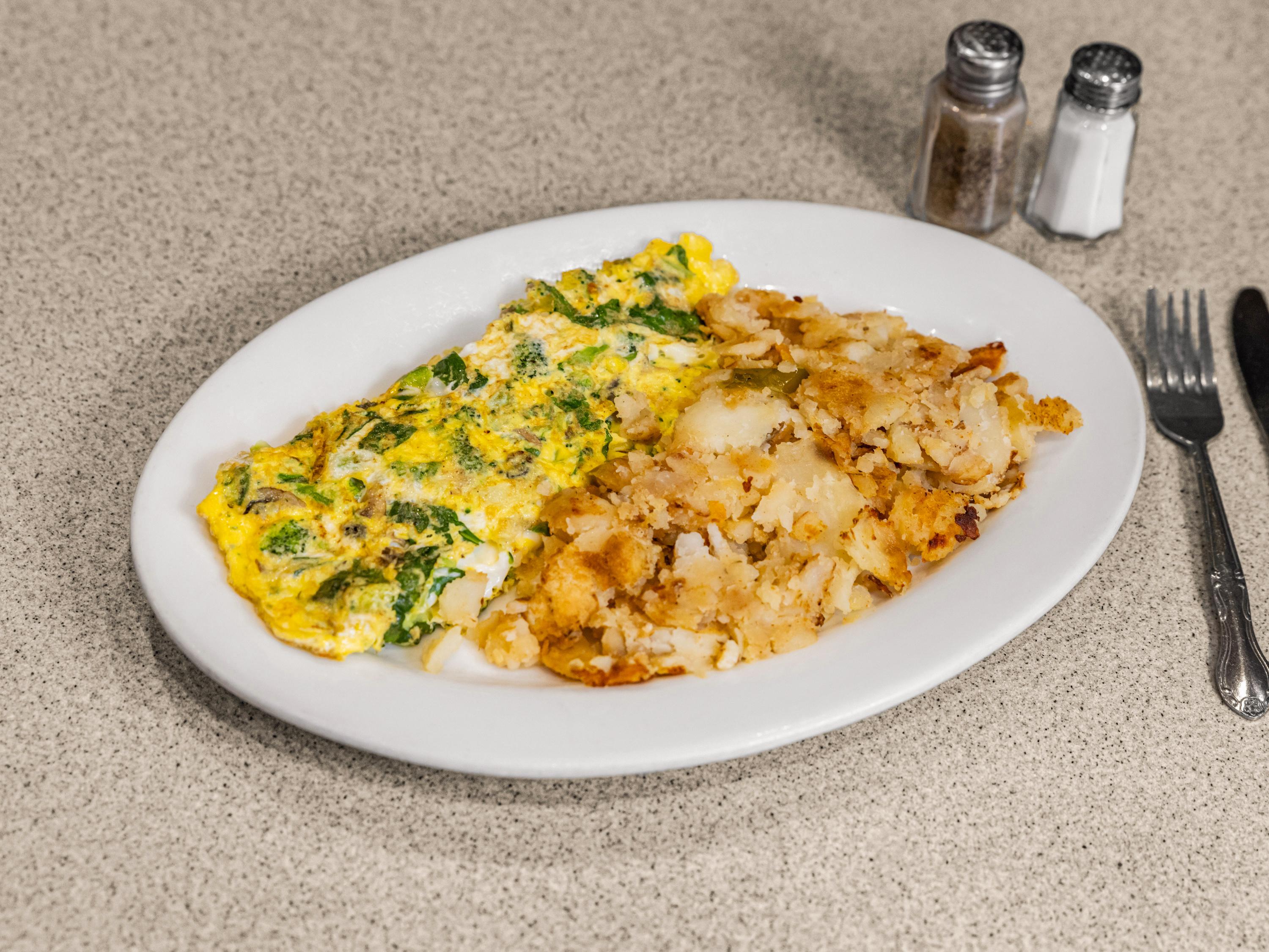 Mix Veggie Omelette.