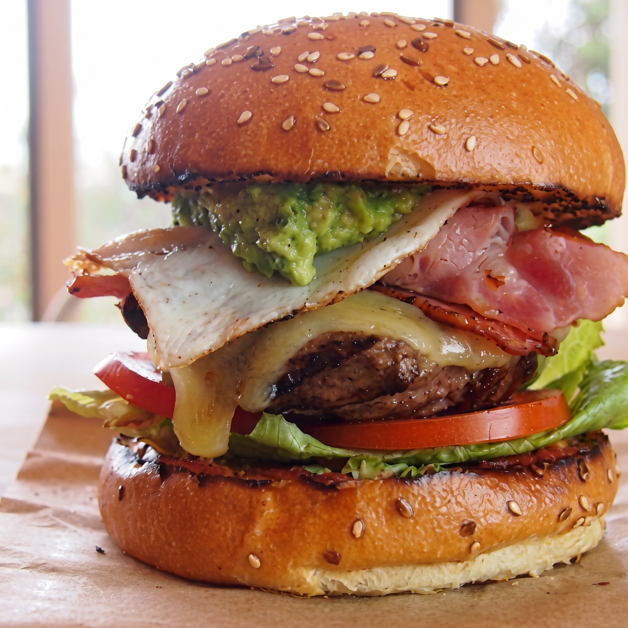 Abi's Fusion Burger.