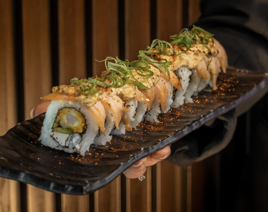 Salmon Parma Roll.
