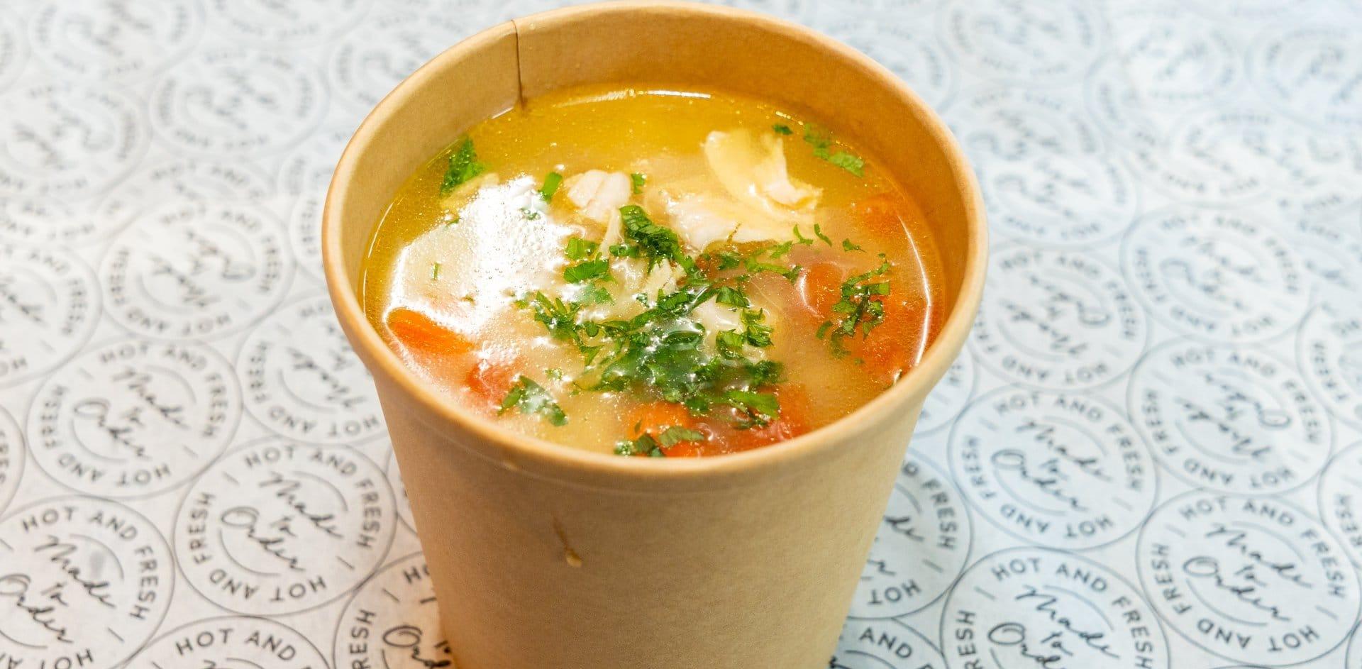 Chicken Orzo Soup.