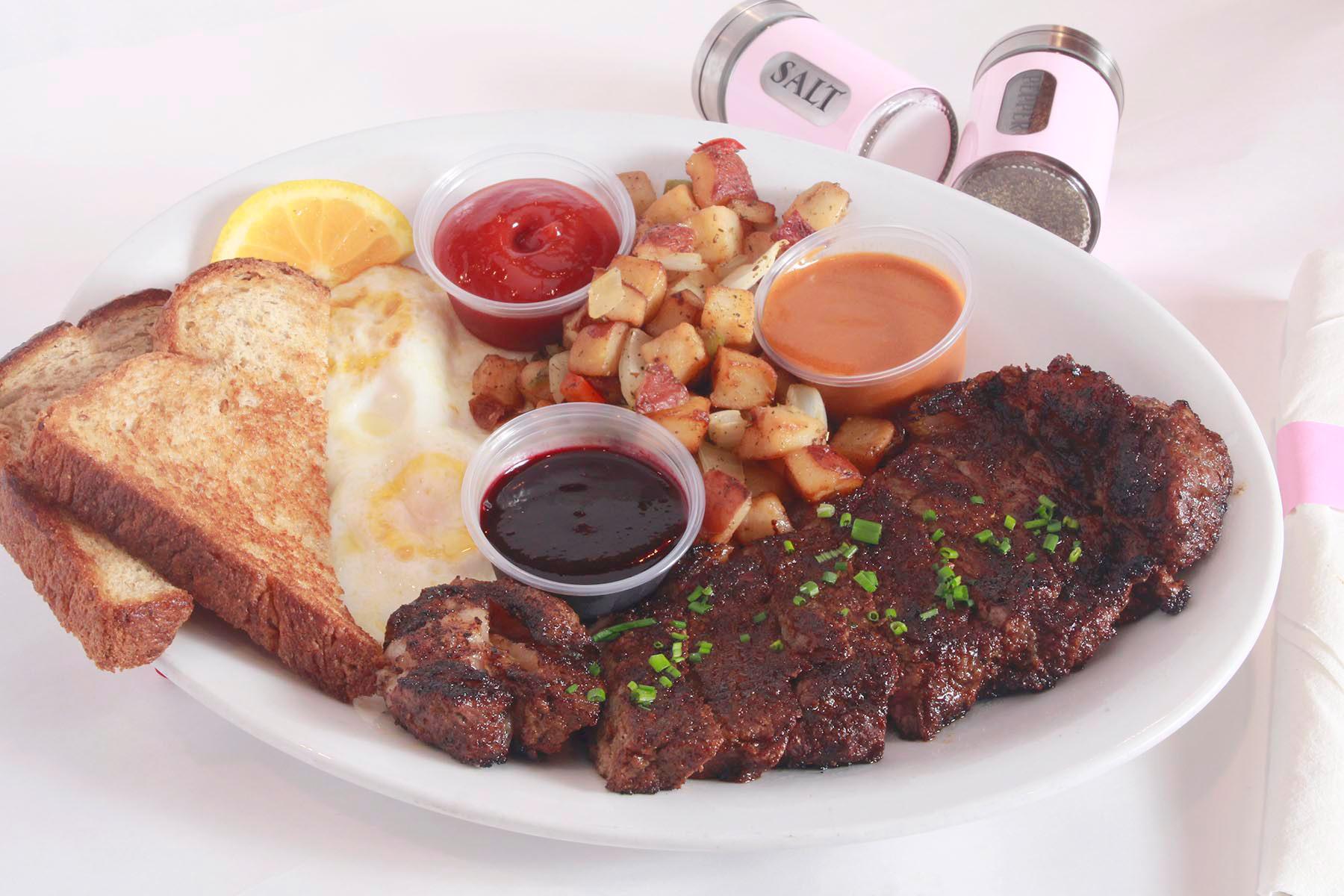NY Steak & Eggs.
