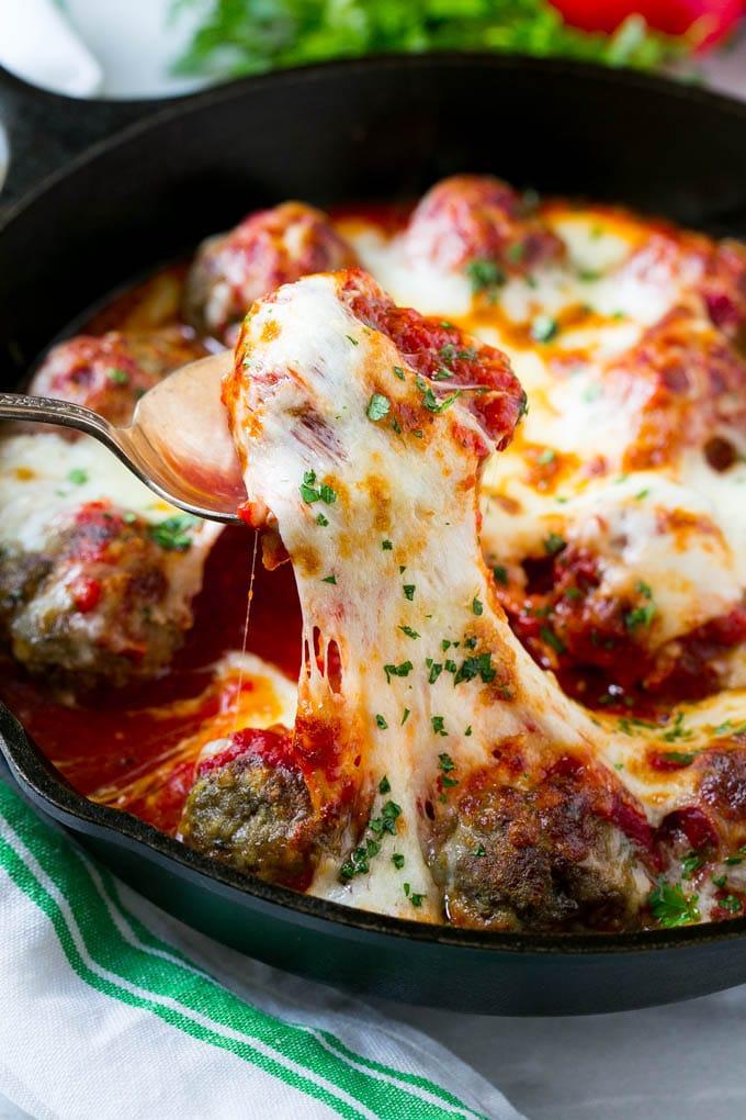 Baked Meatballs.