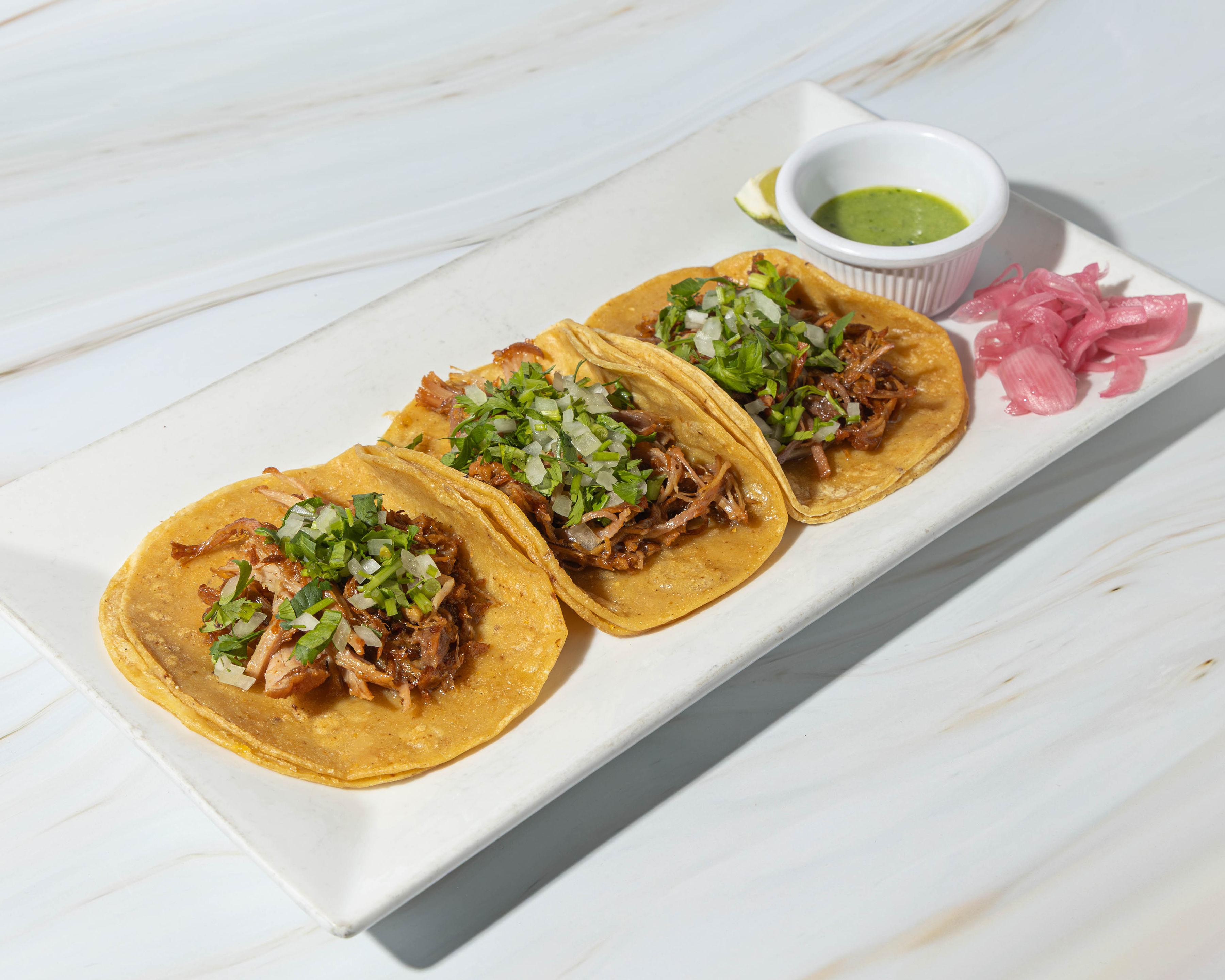 Carnitas Tacos.