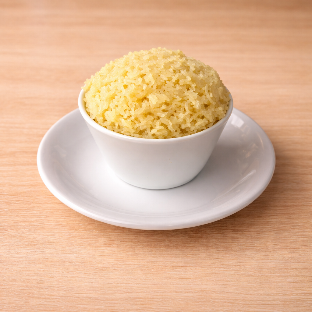 Steamed Rice.