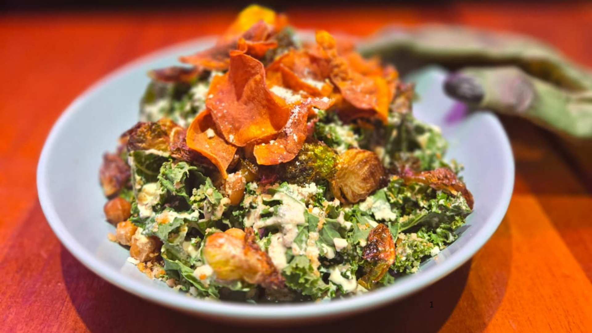 Kale Harvest Caesar Salad.