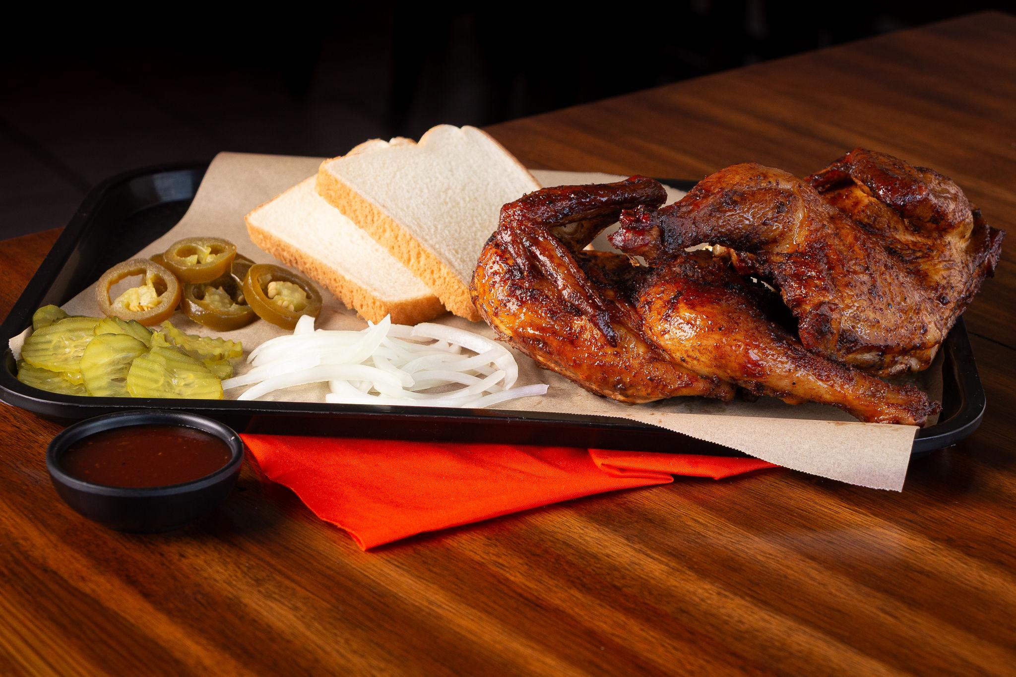 1 Smoked Chicken.