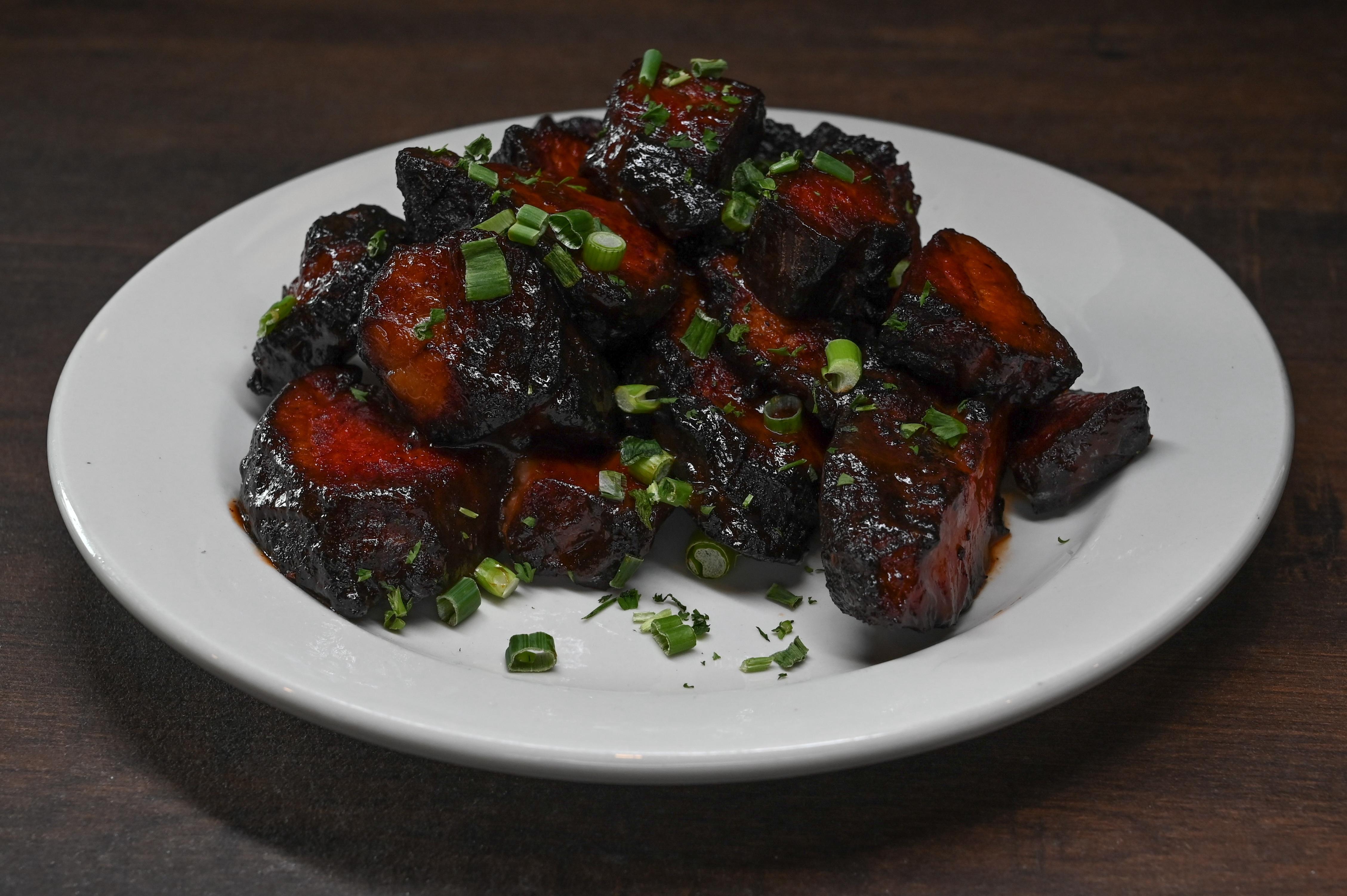 Full lb Smoked BBQ Rib Tips.