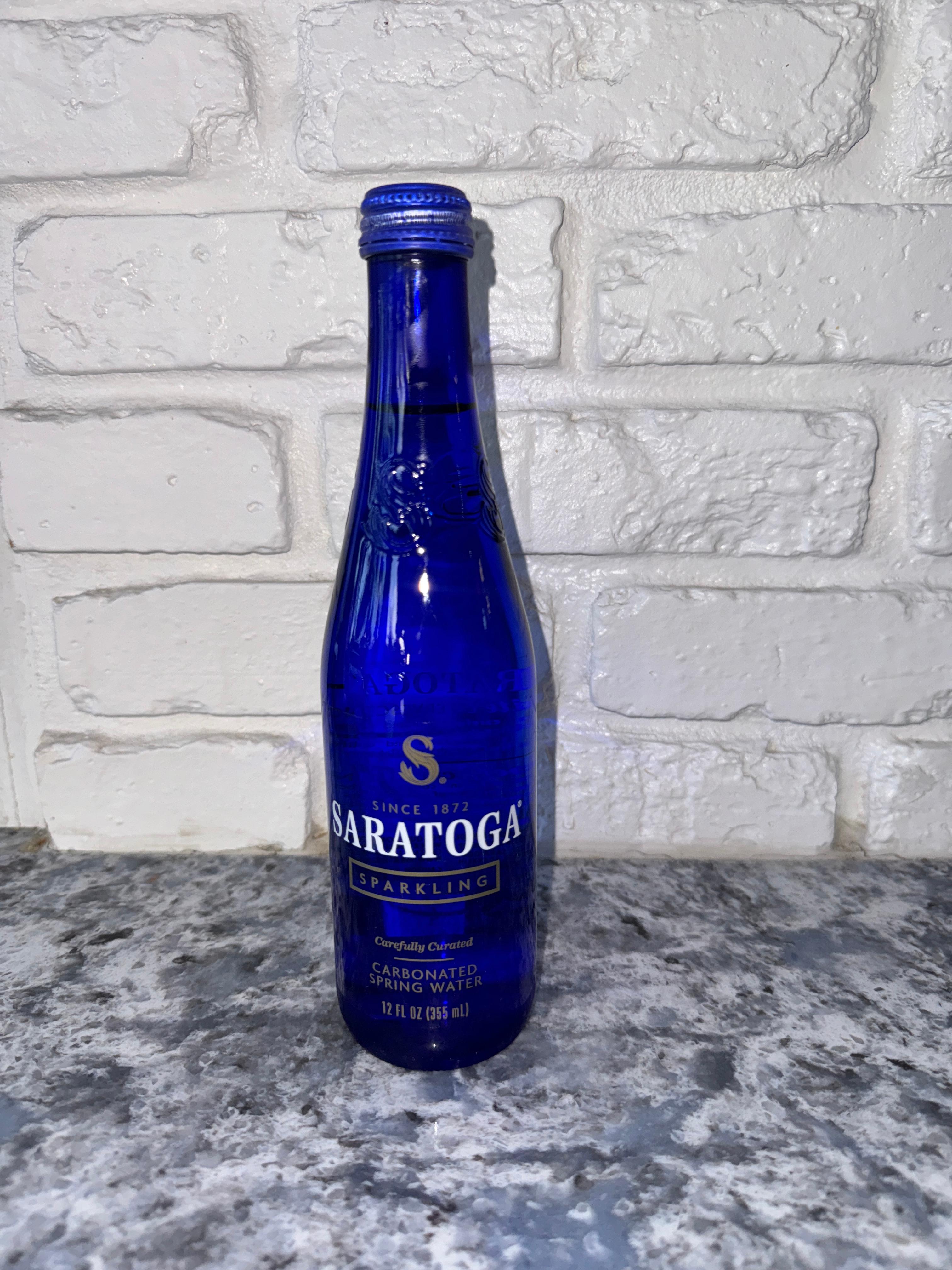 Saratoga Sparkling Water.