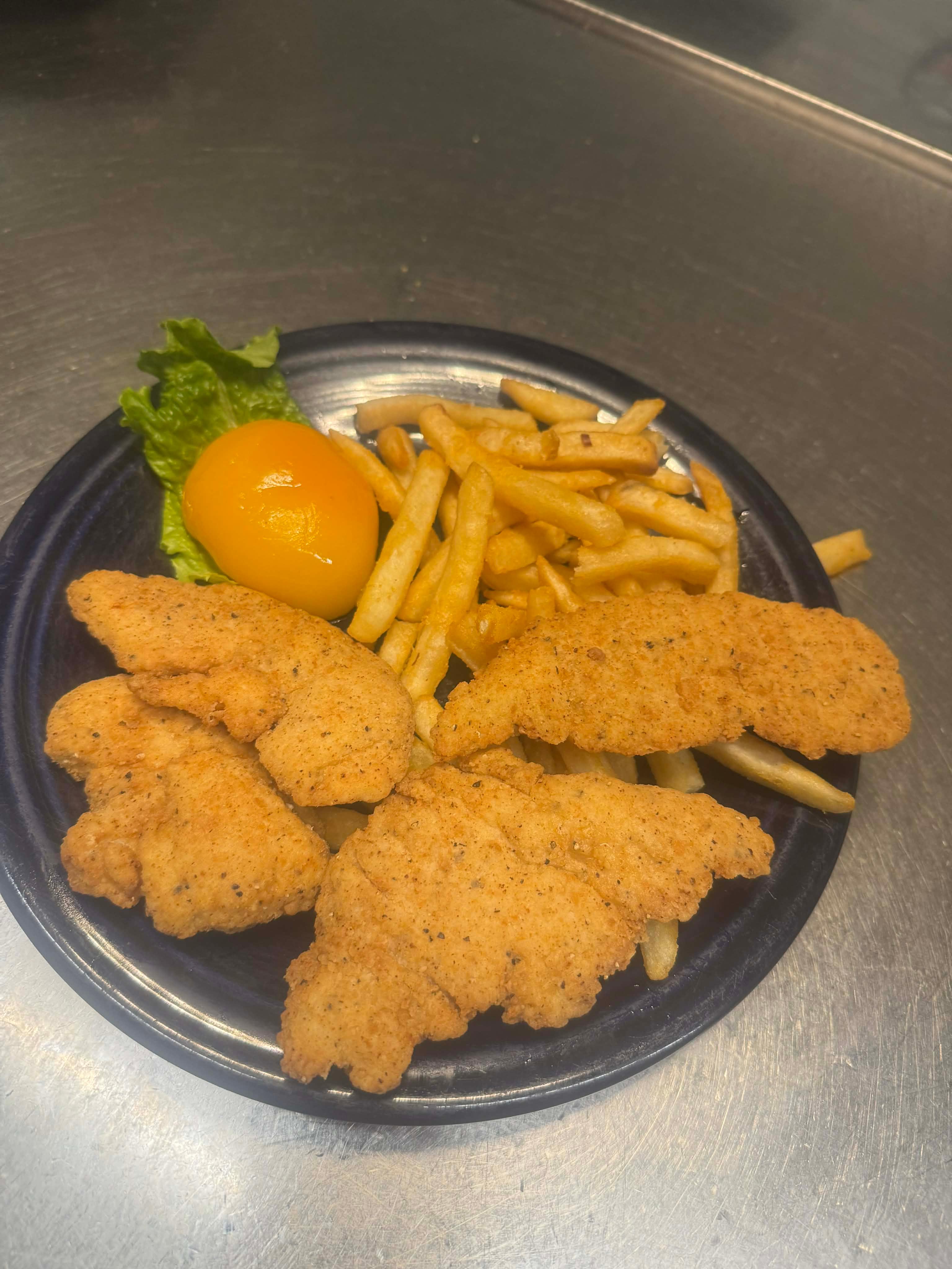 Chicken Strip Dinner.