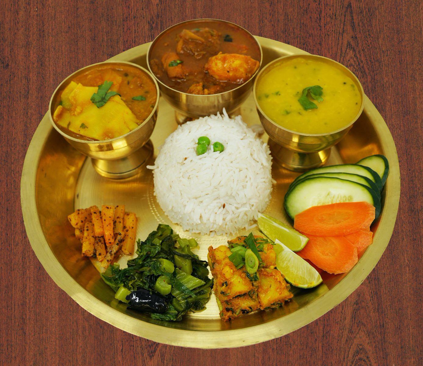 Lamb Thali.