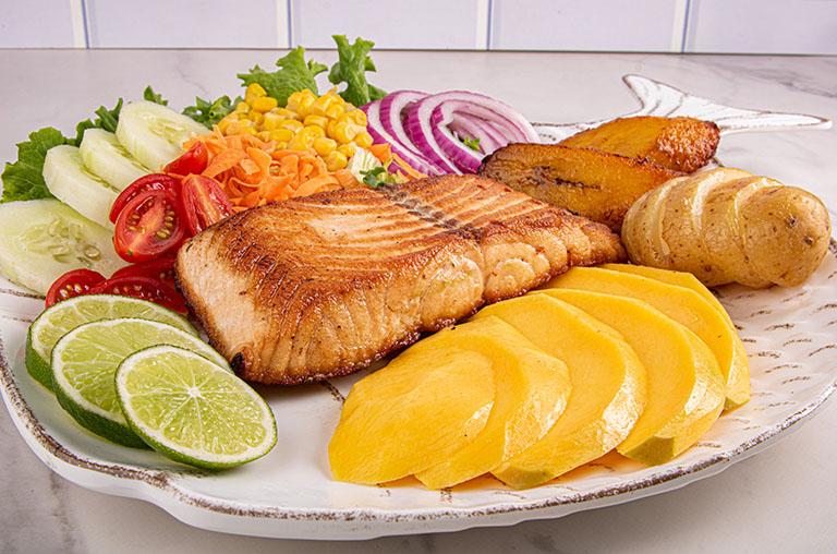 Salmon a la Plancha.