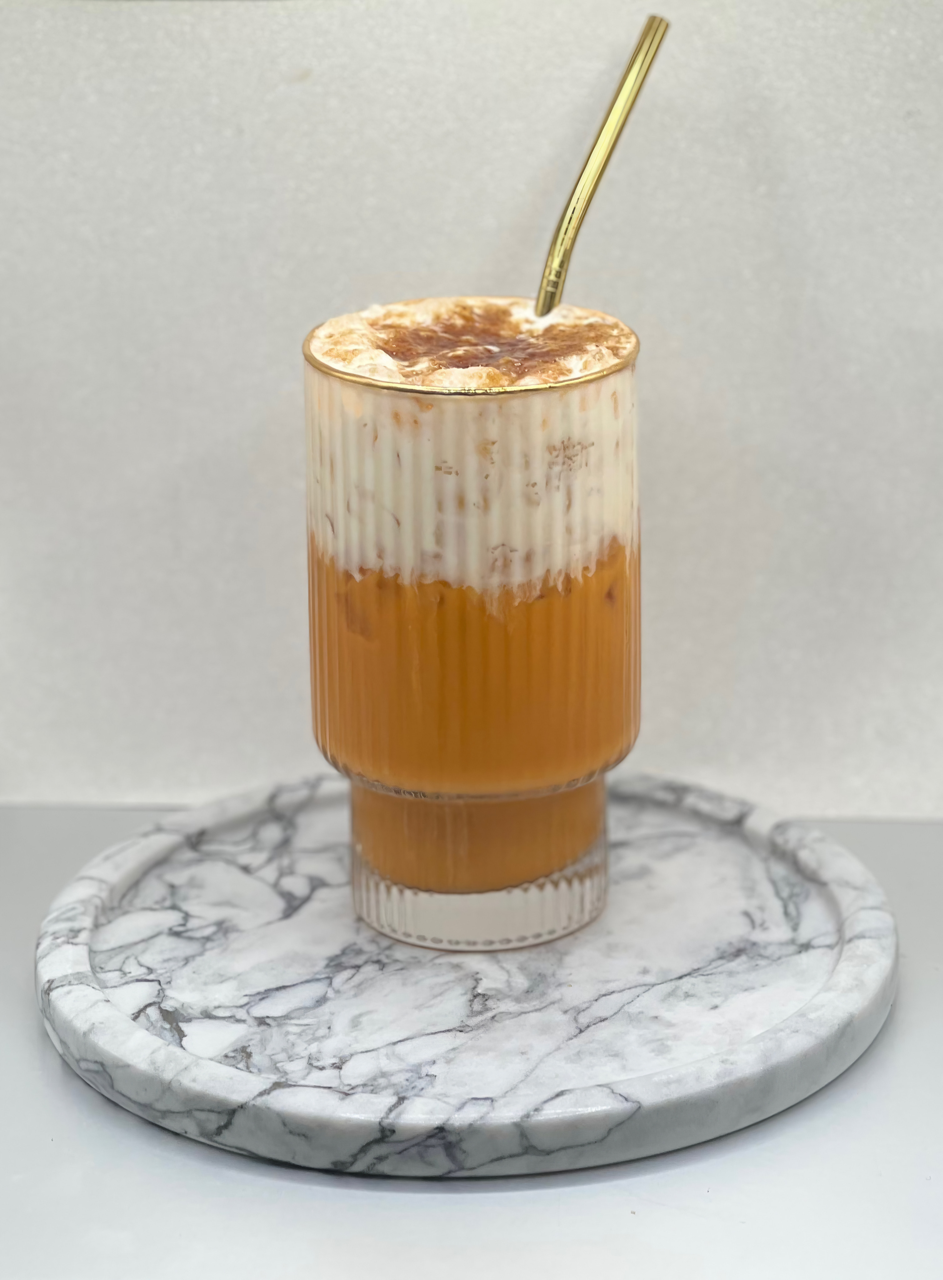 Thai Tea Creme Brulee.