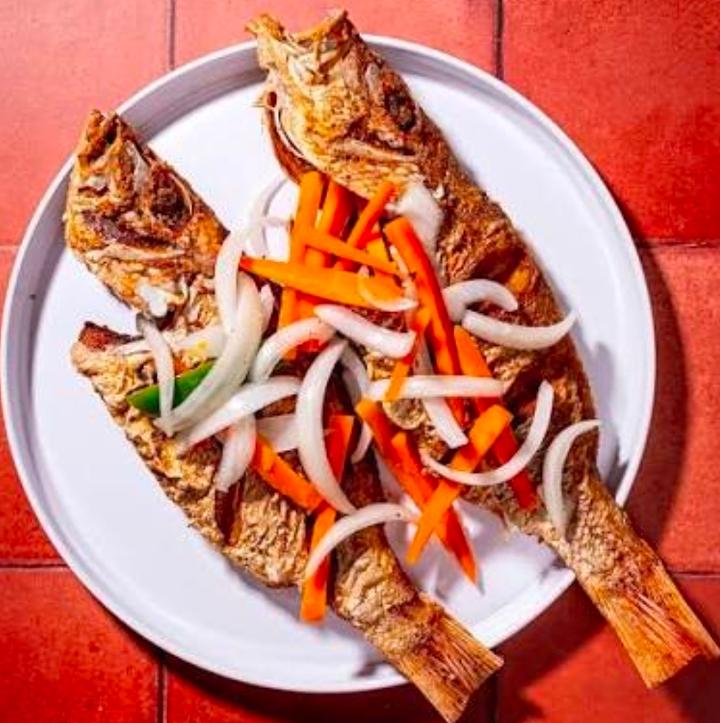 Fried Red Snapper.