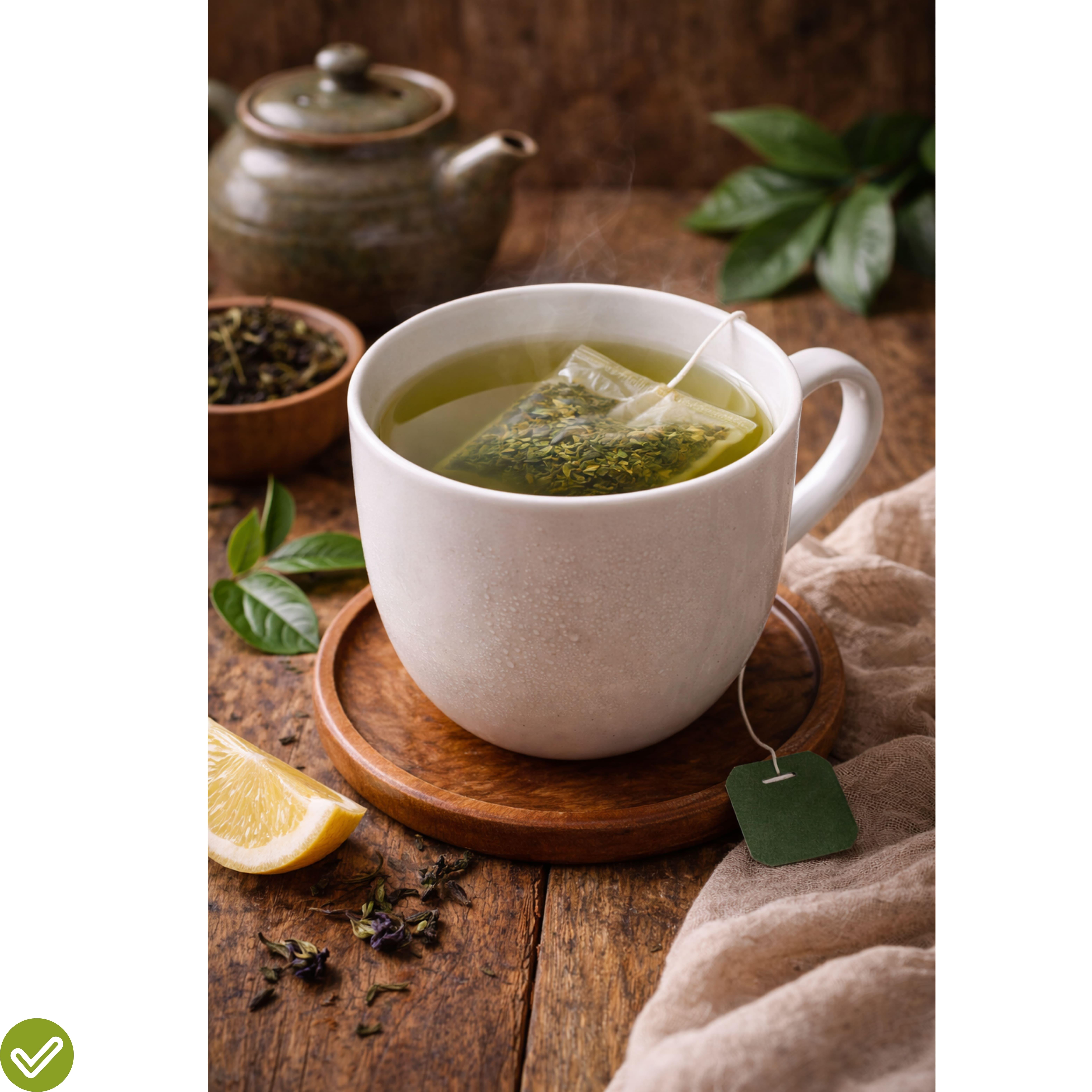 Hot Green Tea.