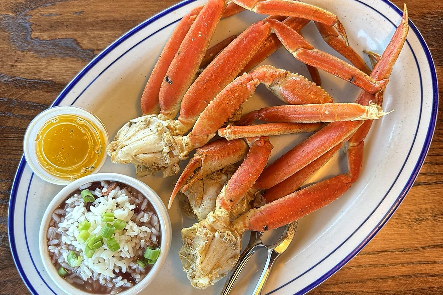 Crab Leg Meal.