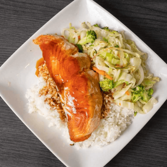 Grilled Salmon Entrée.