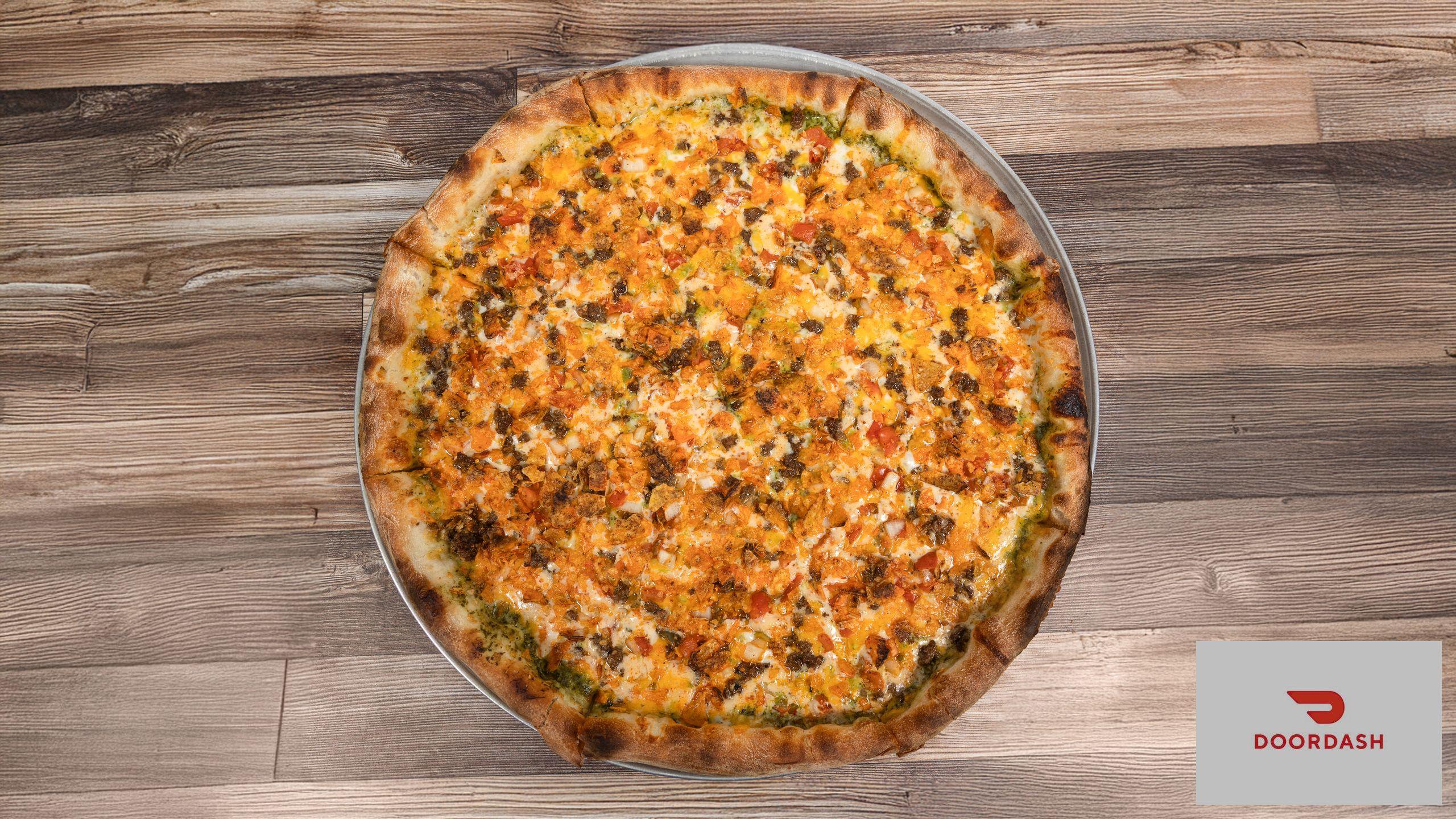 Walking Taco Pizza.