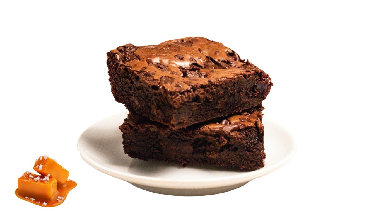 Salted Caramel Brownie*.